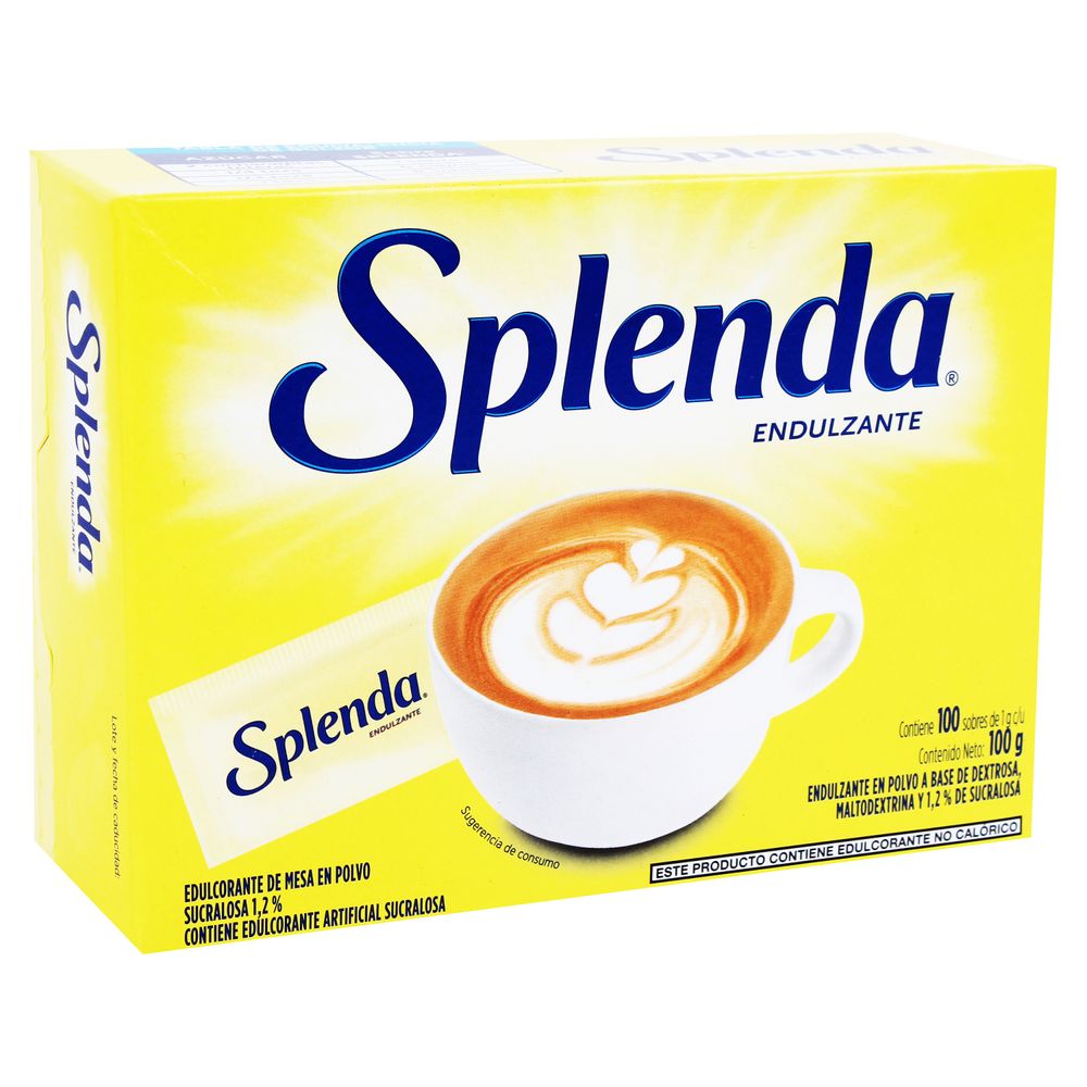 SPLENDA ENDULZANTE 100x1g