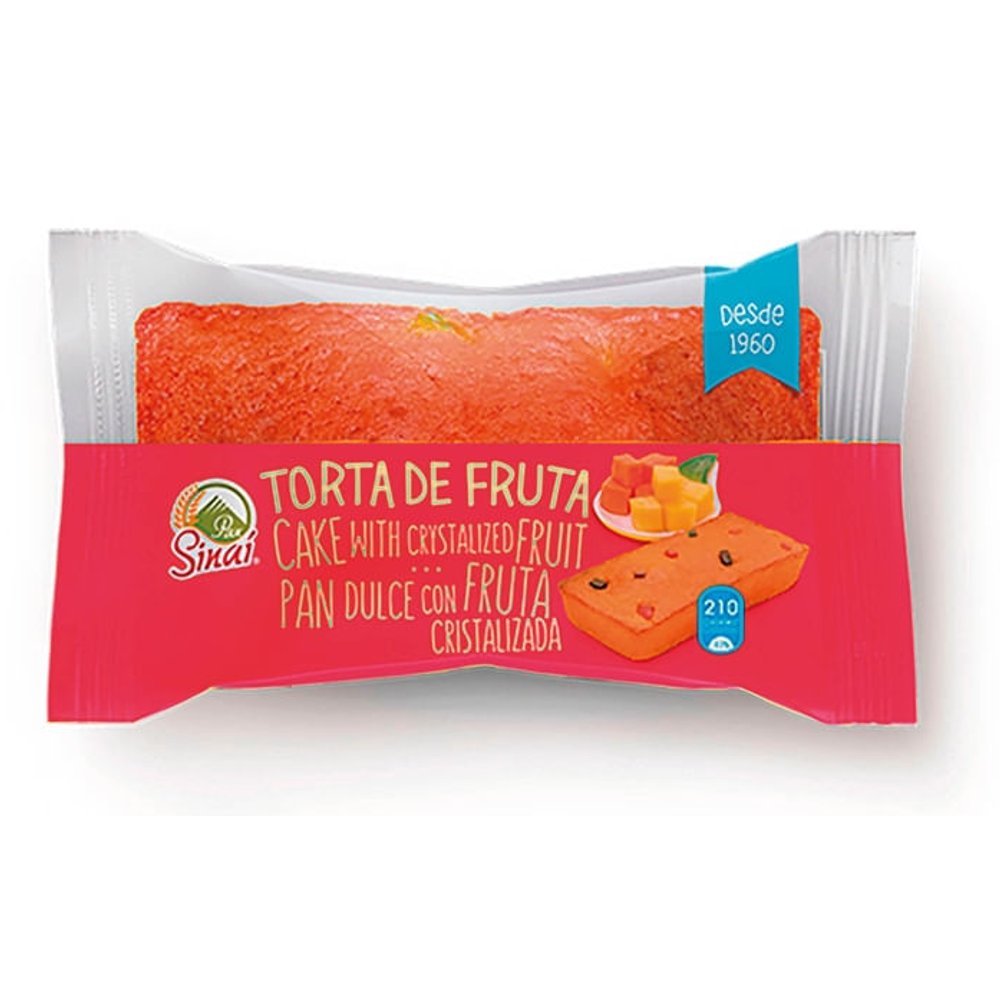 TORTA DE FRUTA PAN SINAI 58G