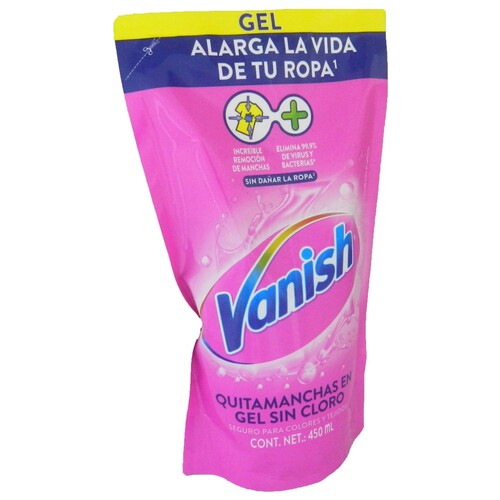 Removedor De Manchas Vanish Liquido Pink Doy Pack 450 mL