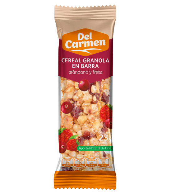 DEL CARMEN BOL BAR ARANDANOS 23g