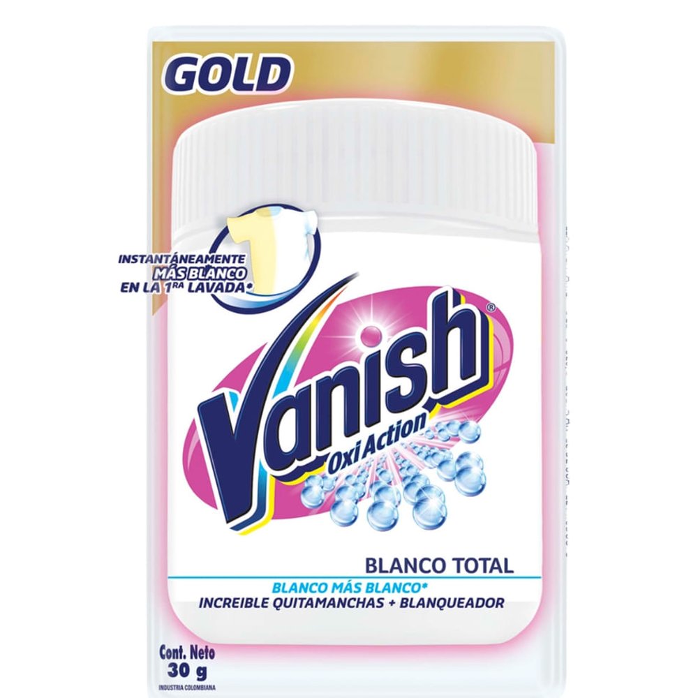 VANISH POLVO WHITE OXI ACTION 30g