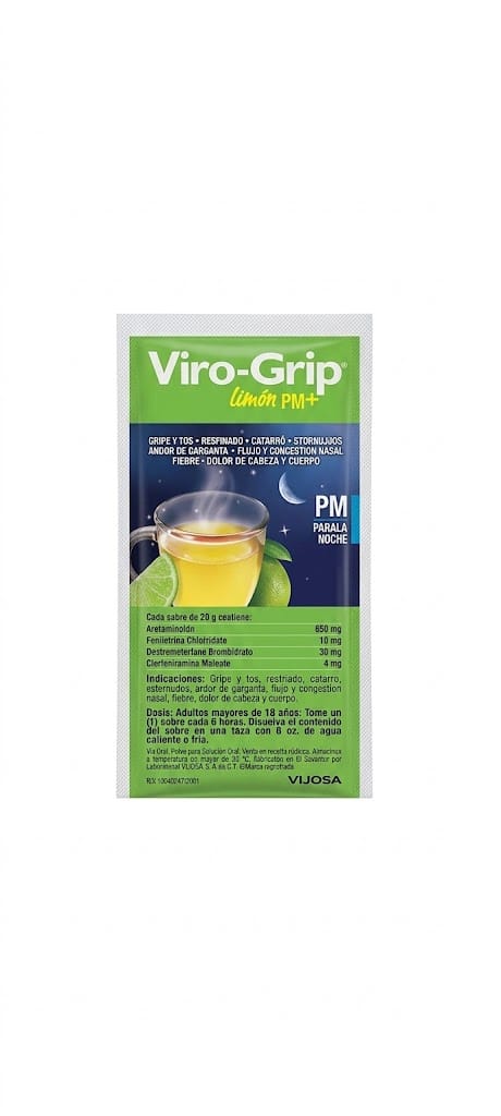 VIRO-GRIP TÉ LIMON PM