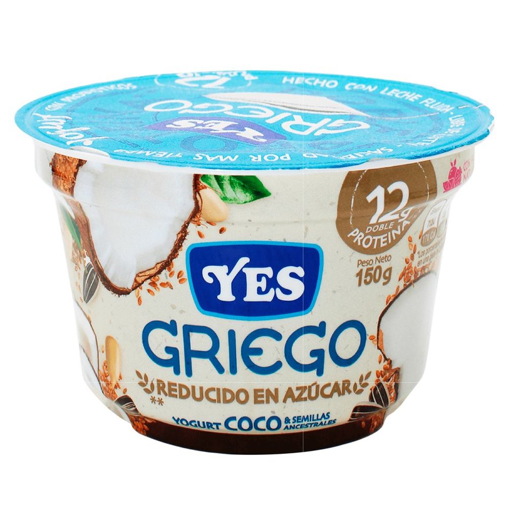 YOGURT CREMOSO GRIEGO COCO & SEMILLAS 150g