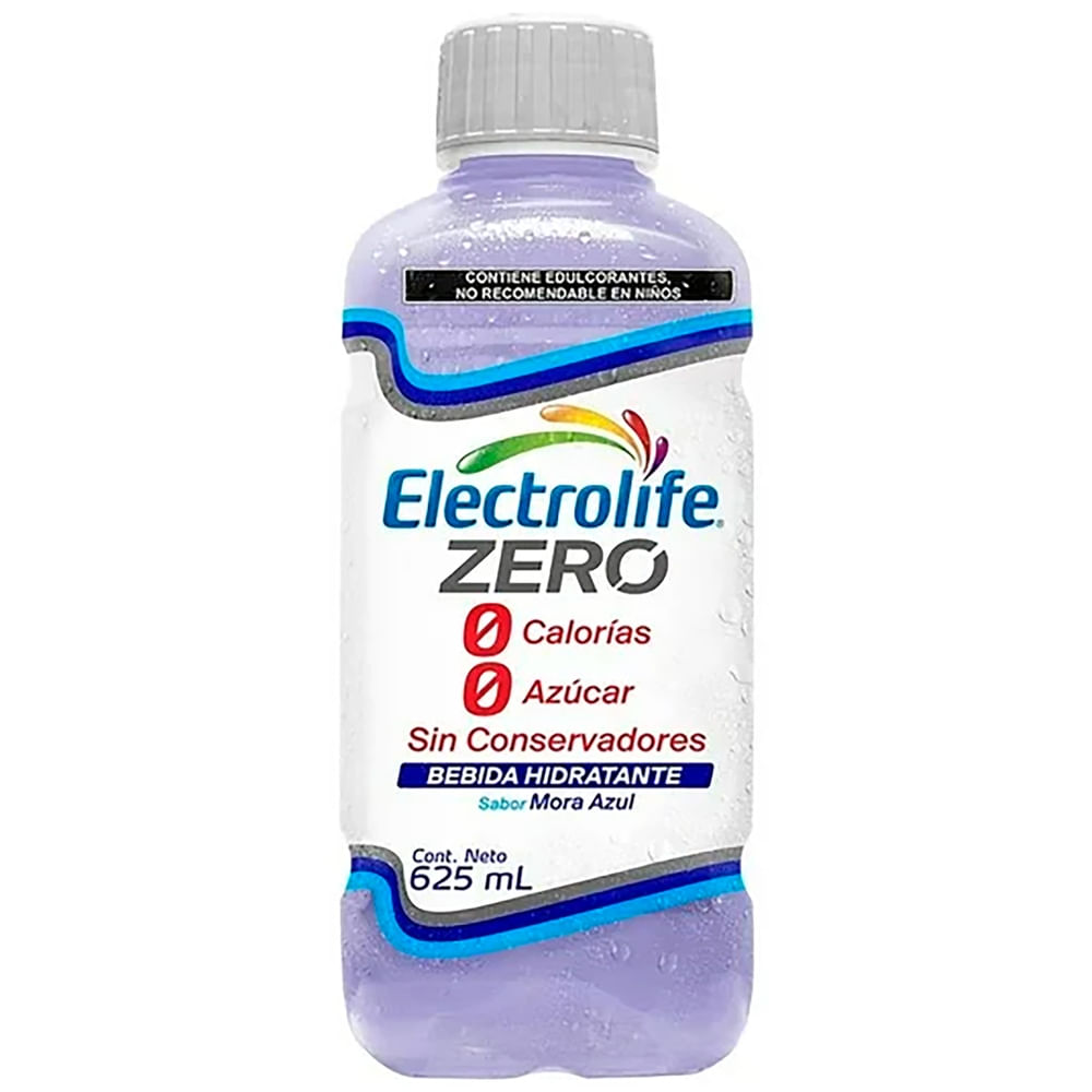 ELECTROLIFE ZERO MORA AZUL 625 mL
