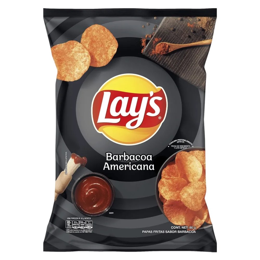 LAYS BARBACOA AMERICANA 80g