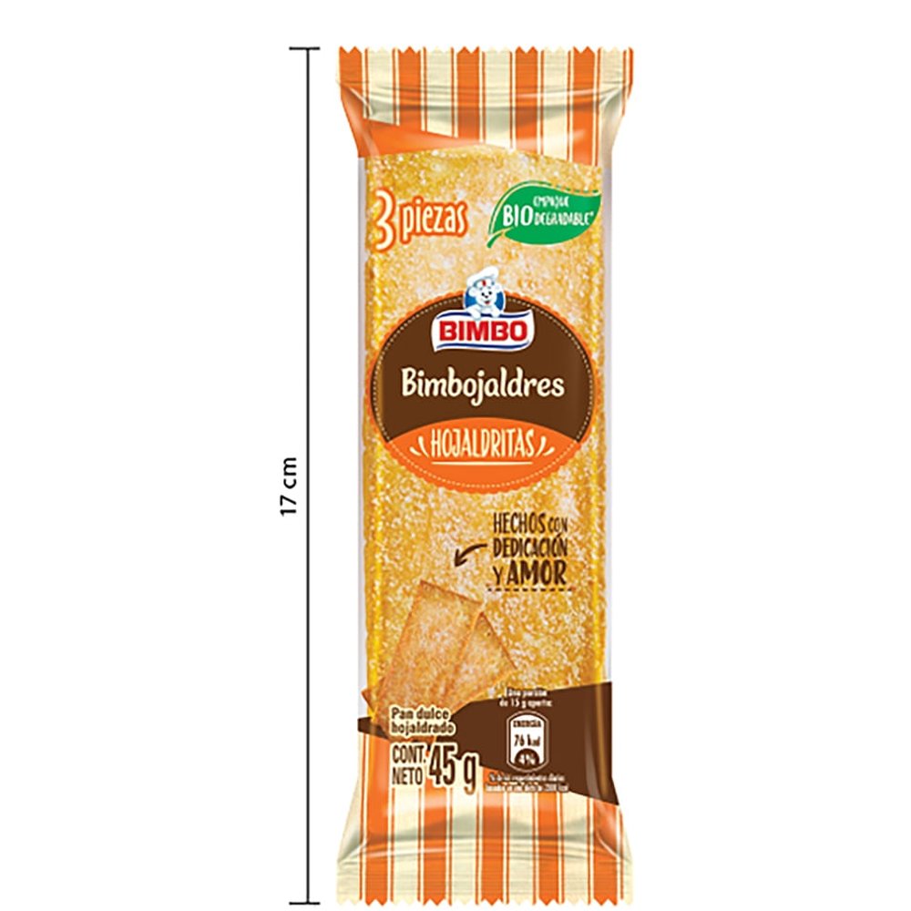 BIMBOJALDRES HOJALDRITAS 45g