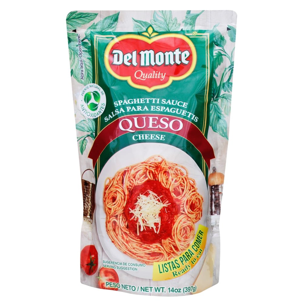 Del Monte Salsa para spaguetis Queso