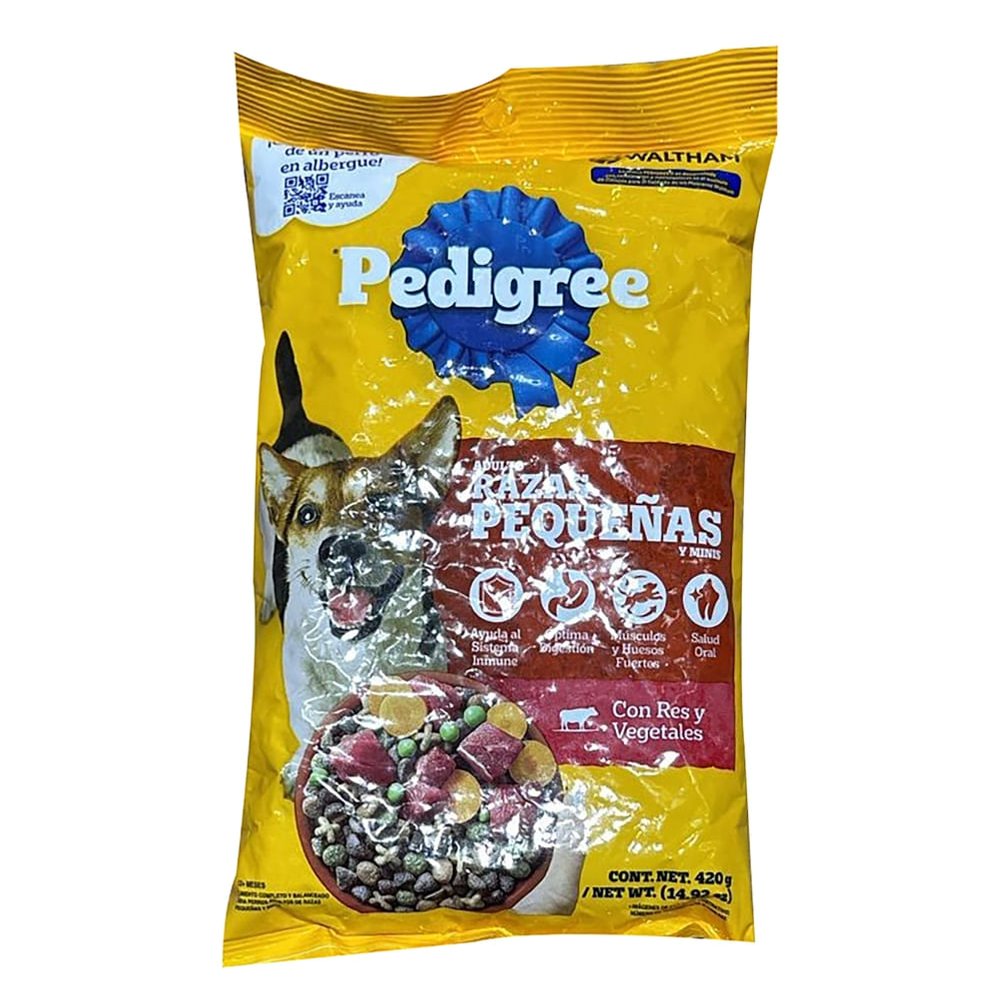PEDIGREE ADULTO RAZAS PEQUEÑAS (420g)