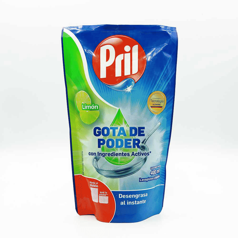 PRIL LAVAPLATOS  LIQUIDO LIMON 400ml