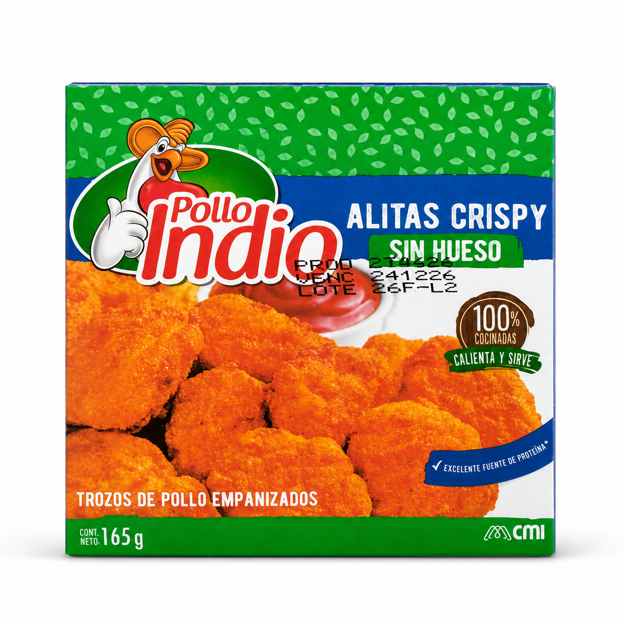 ALITAS CRYSPI SIN HUESO 165G
