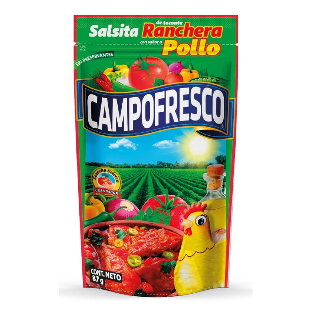 SALSITA RANCHERA CAMPOFRESCO POLLO 87g