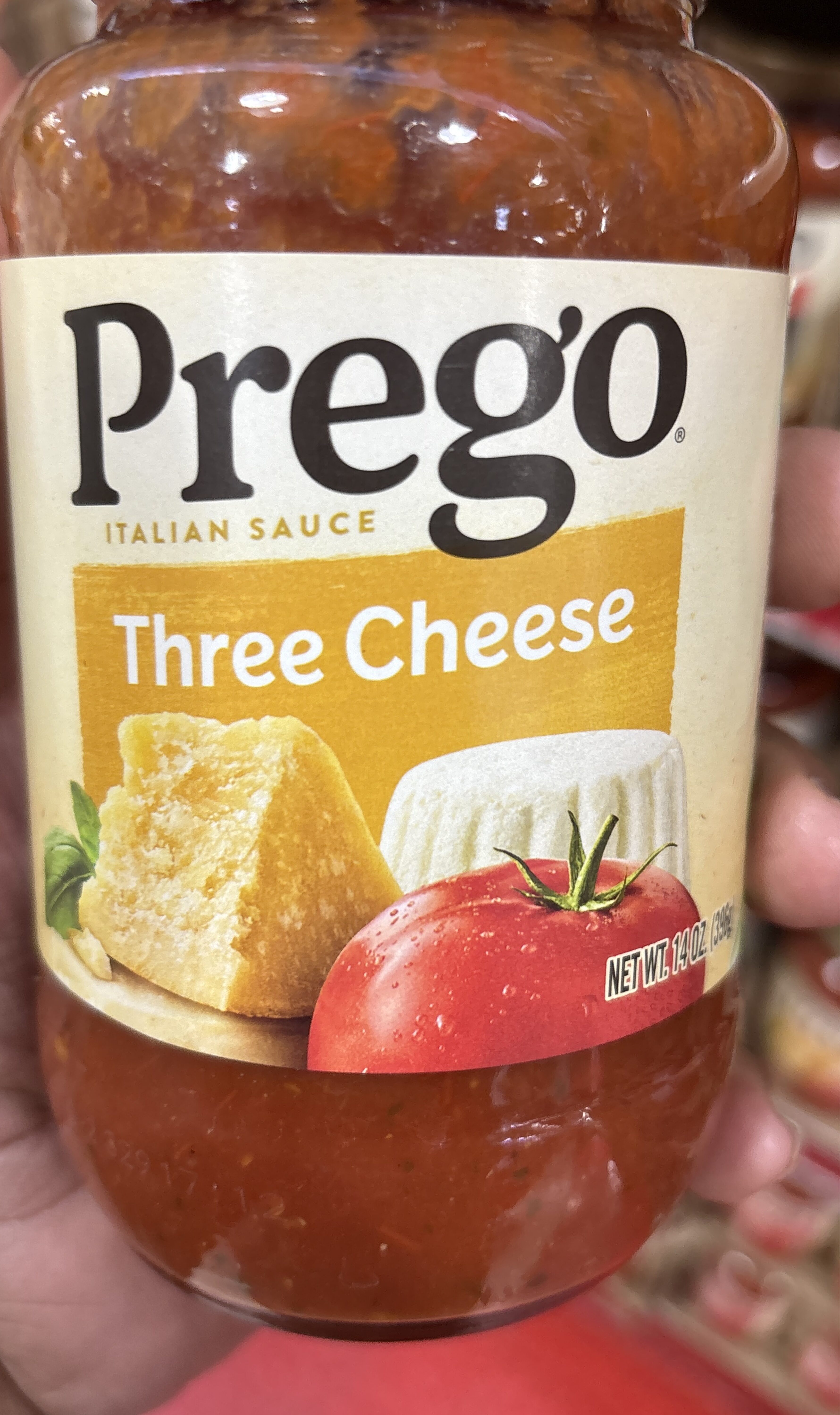 PREGO THREE CHEESE 396g