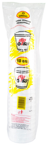 VASO DIPSA 10 OZ