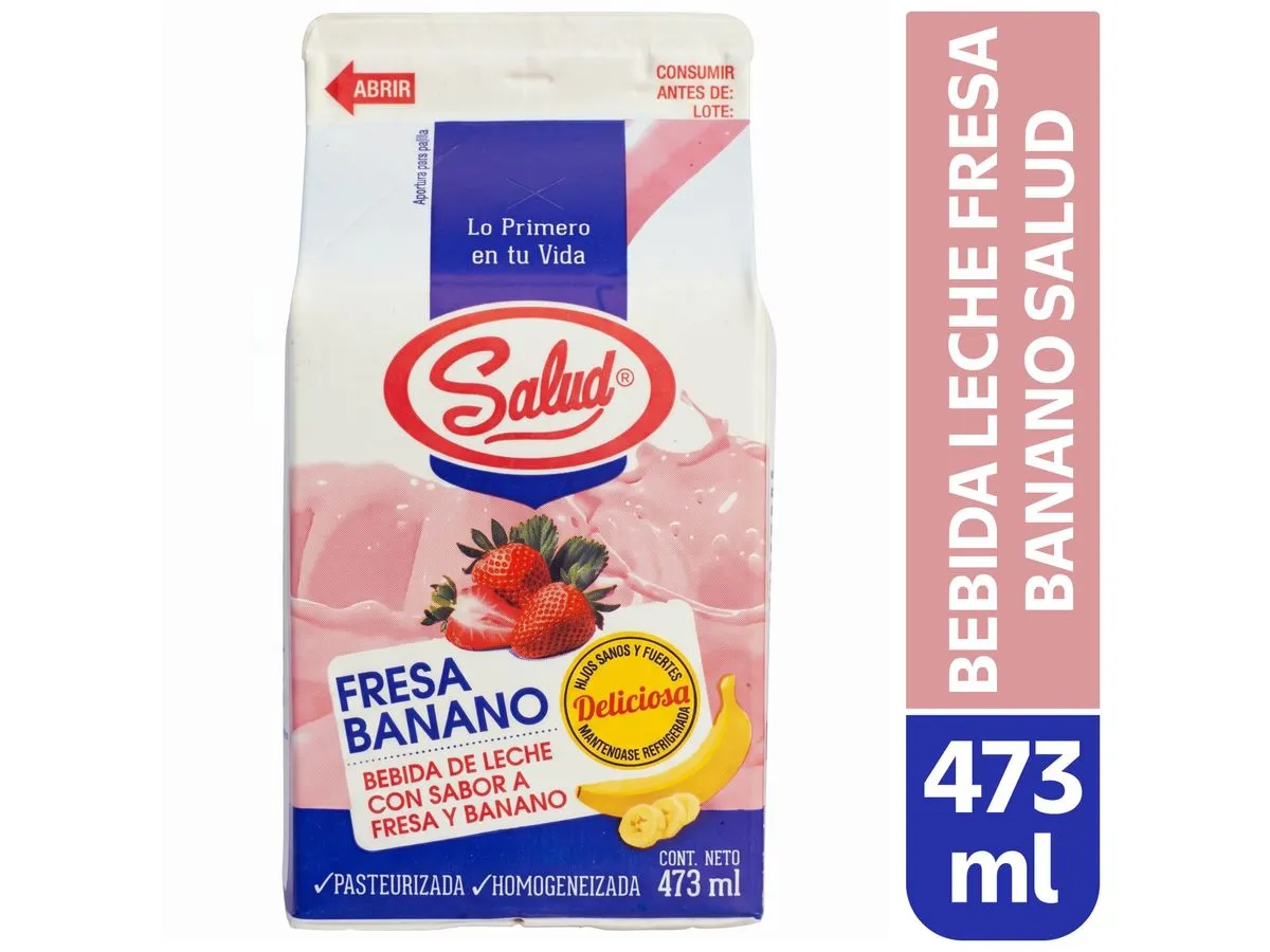 BEBIDA FRESA-BANANO SALUD 473ML