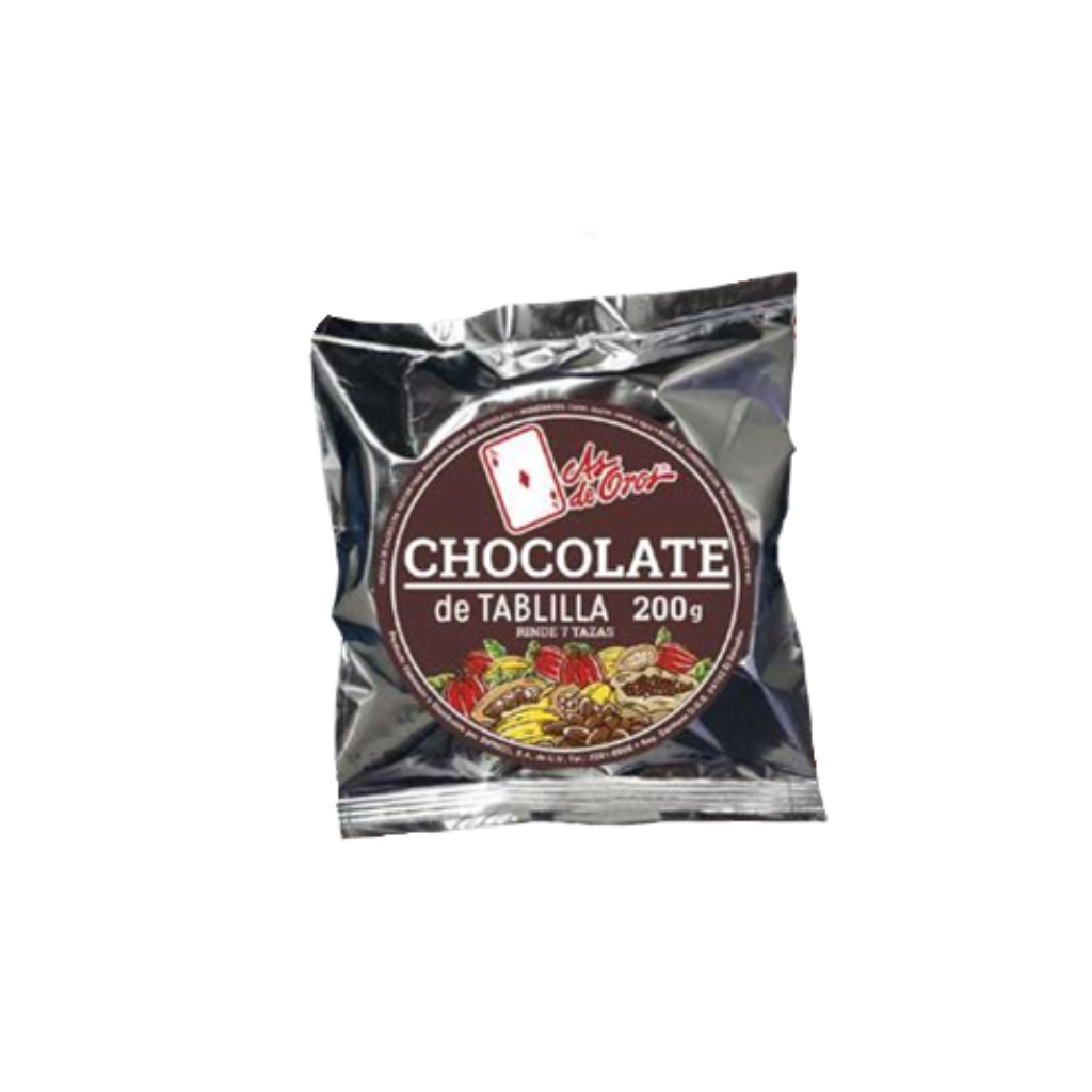CHOCOLATE TABLILLA 240g AS DE OROS