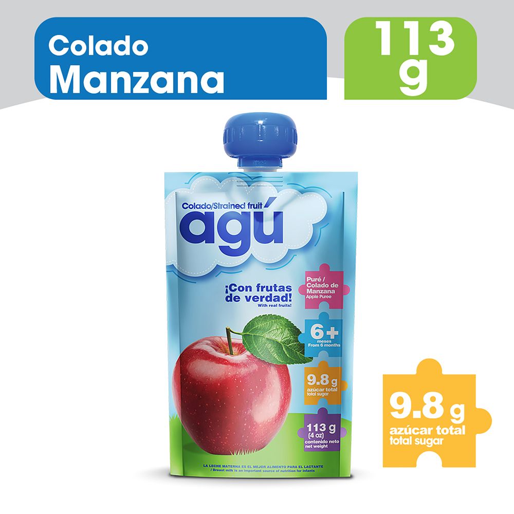 COLADO AGU MANZANA 113g