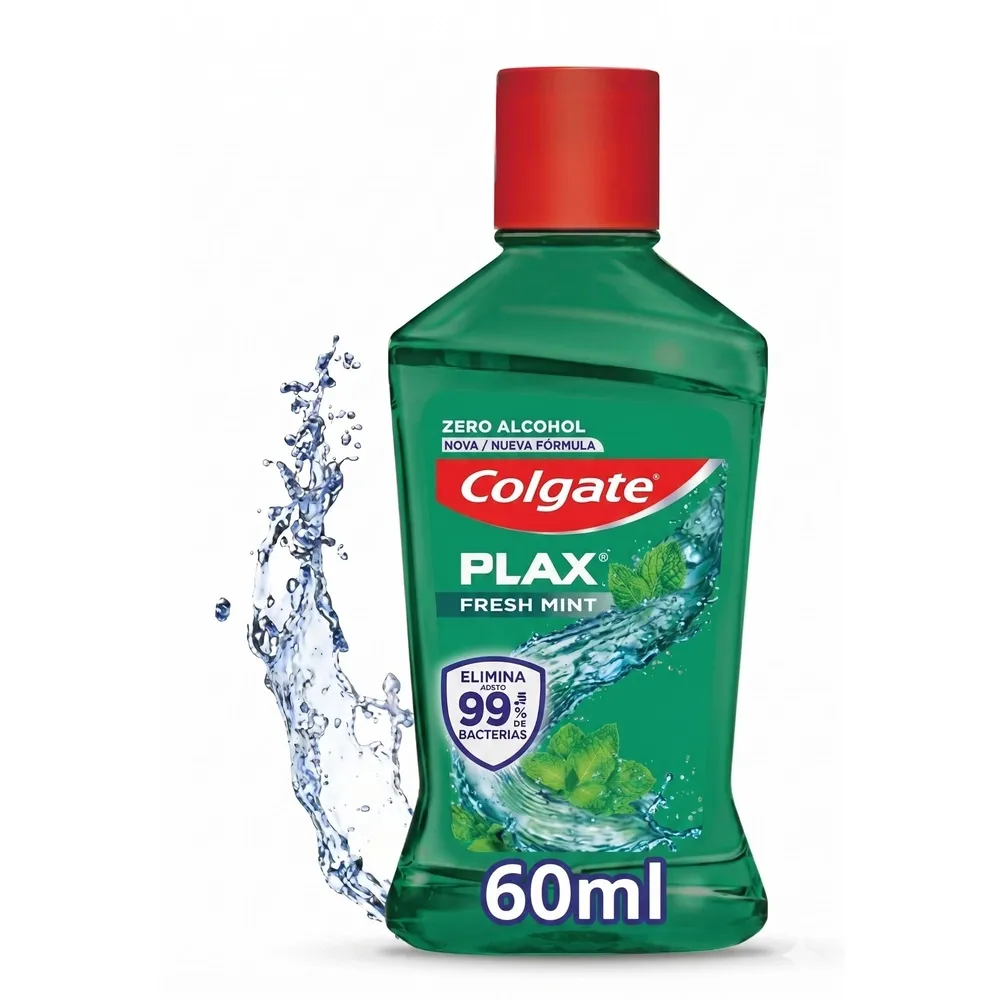 ENJUAGUE BUCAL COLGATE PLAX FRESH 60mL