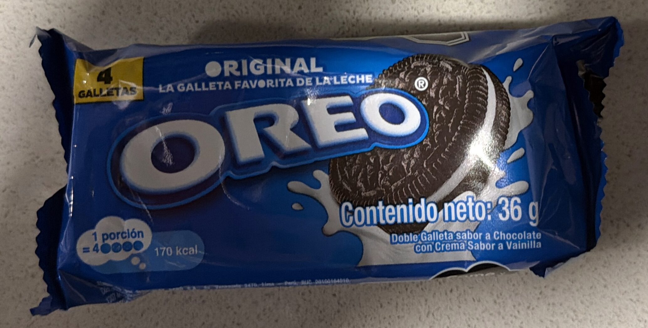 Galleta Oreo 37g Unidad