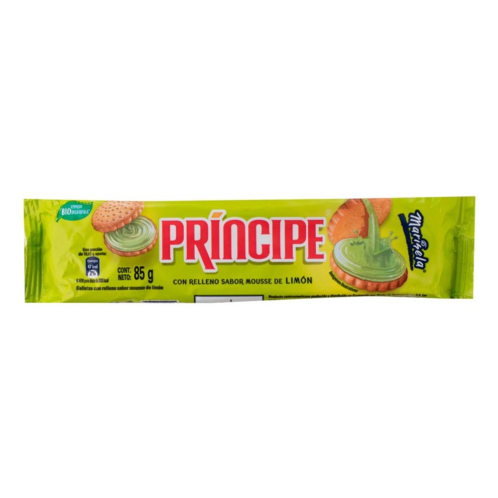 GALLETA PRINCIPE MOUSSE DE LIMON 85g