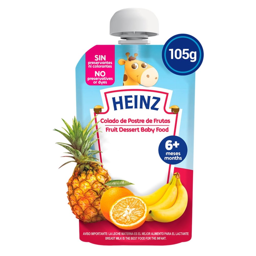 COLADO HEINZ POSTRE DE FRUTAS 105g