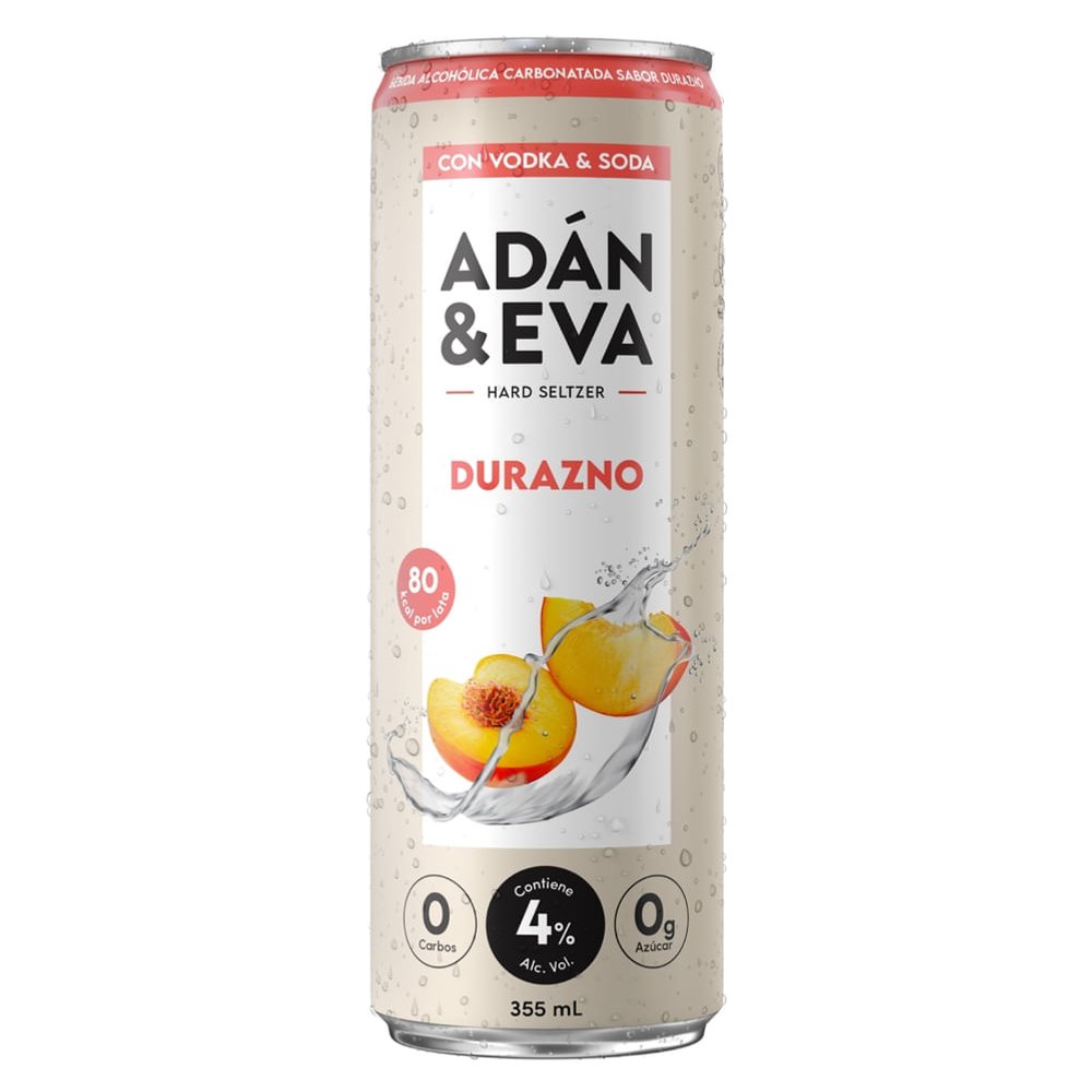 ADAN Y EVA DURAZNO ROSÉ CON VODKA 355mL