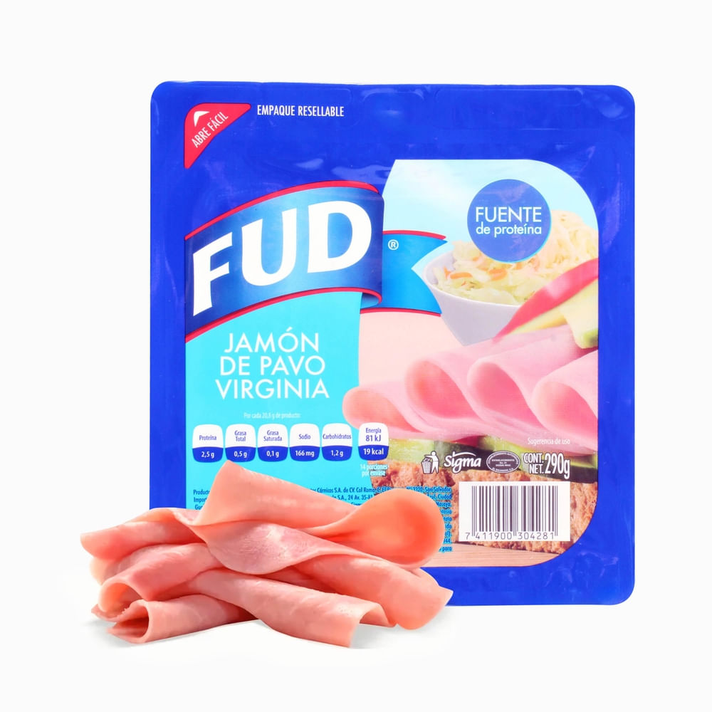 JAMON VIRGINIA PAVO FUD 290g