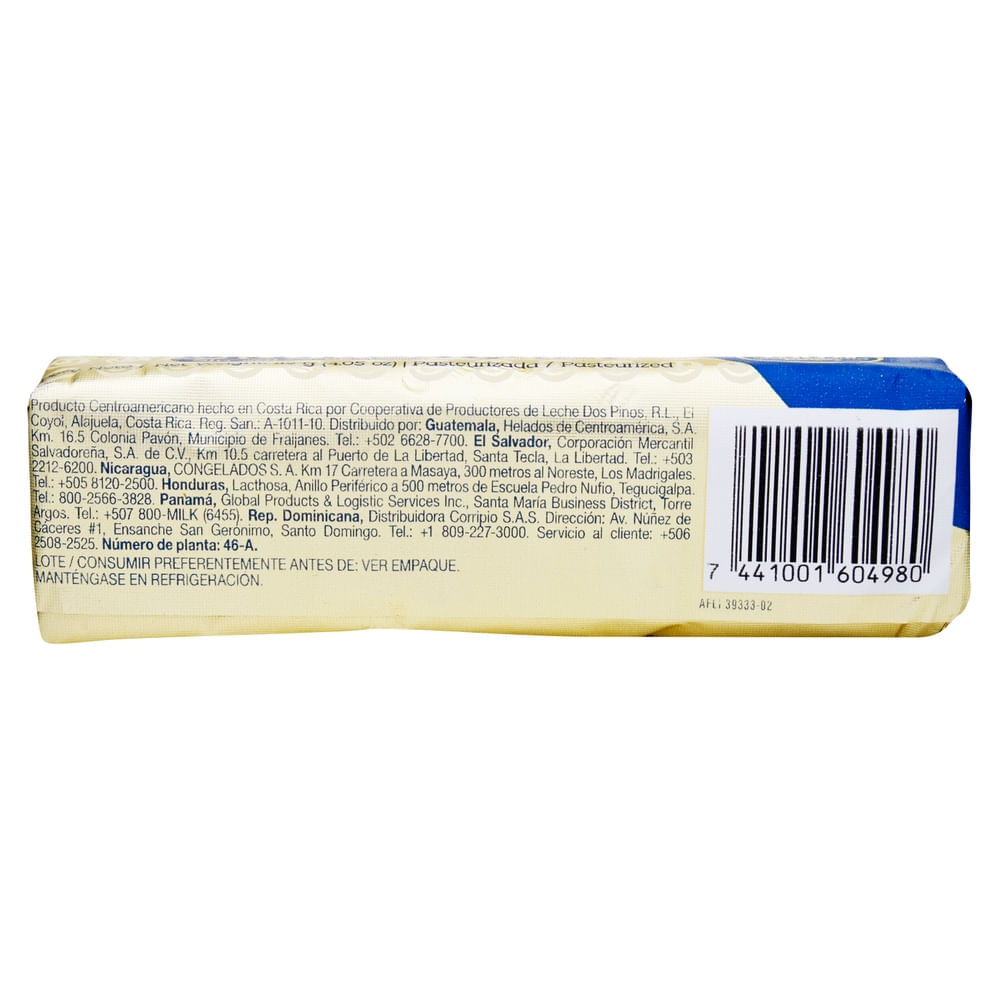 MANTEQUILLA DOS PINOS SIN SAL BARRA 115g