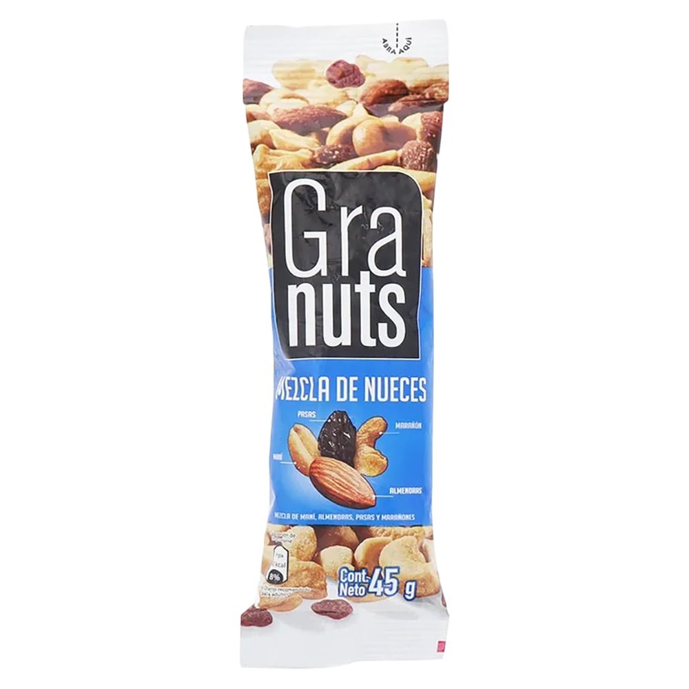 GRANUTS MEZCLA DE NUECES 45g
