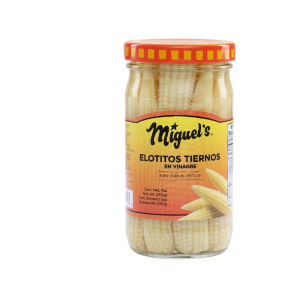 MIGUEL´S ELOTITOS TIERNOS EN VINAGRE 7oz