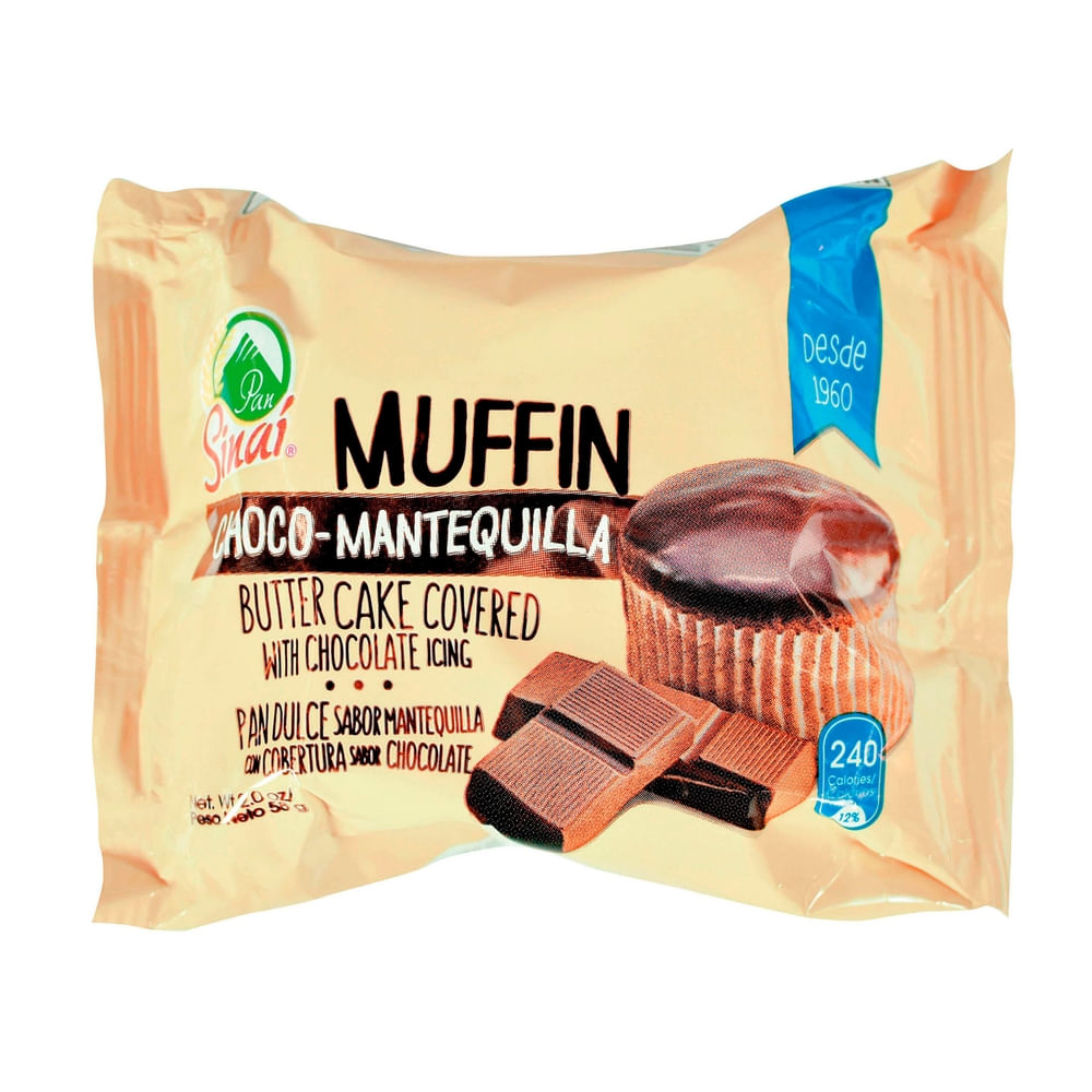 Muffin Choco Mantequilla 58g