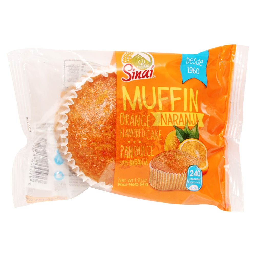 Muffin de Naranja 54g Pan Sinaí
