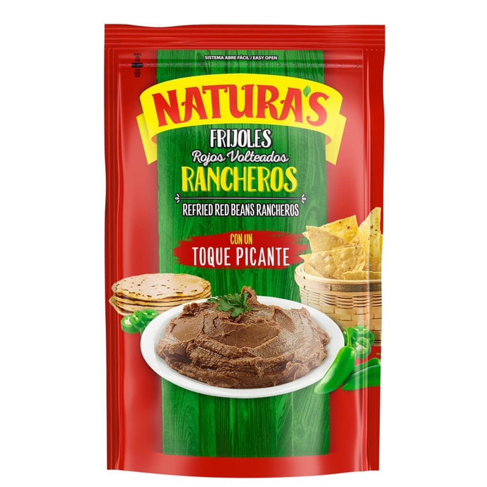NATURAS FRIJOL RANCHERO PICANTE 210g