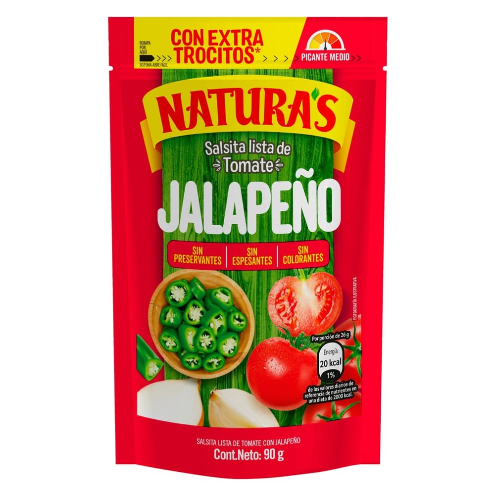 Naturas Jalapeño 90g