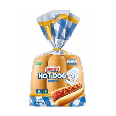 PAN HOT DOG CHICO BIMBO 240g