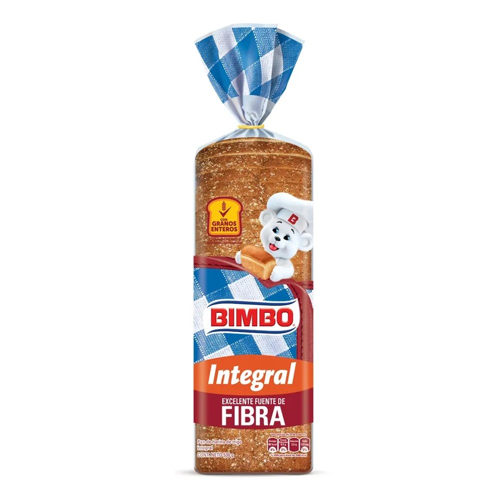 PAN INTEGRAL BIMBO 530g