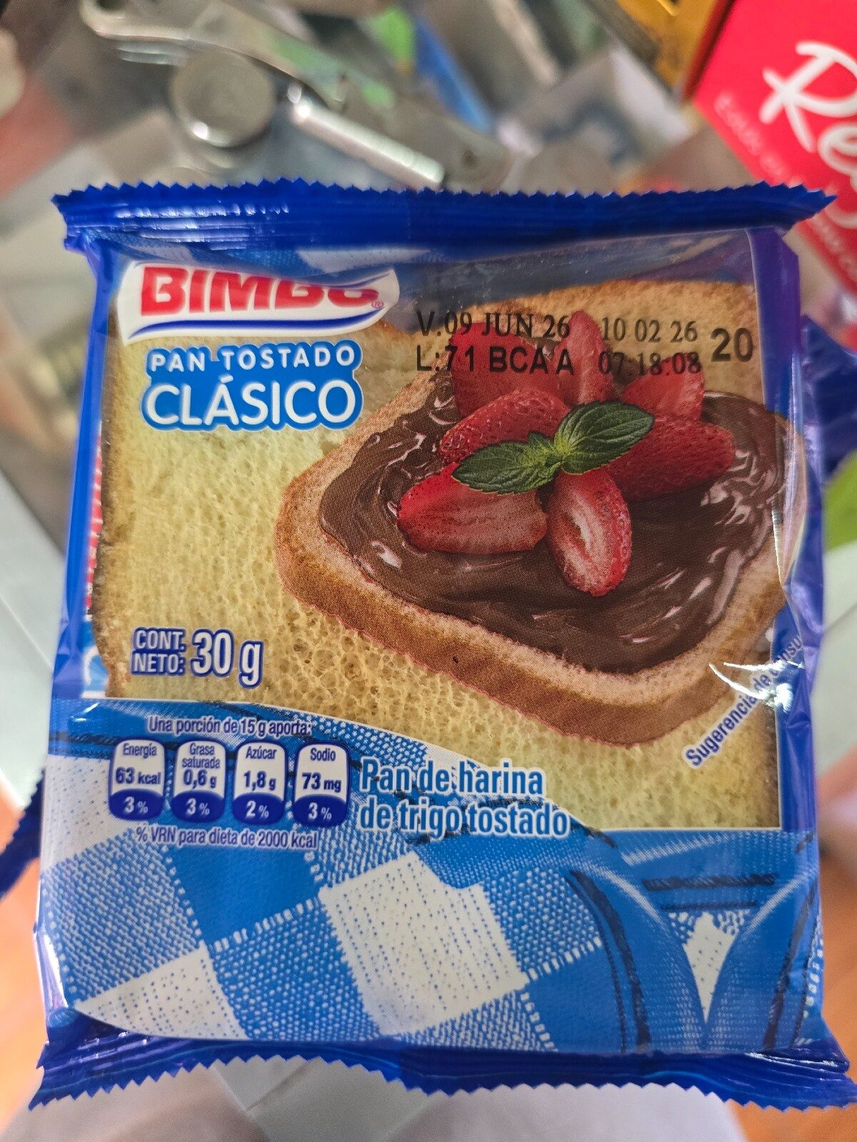 PAN TOSTADO BIMBO 30g