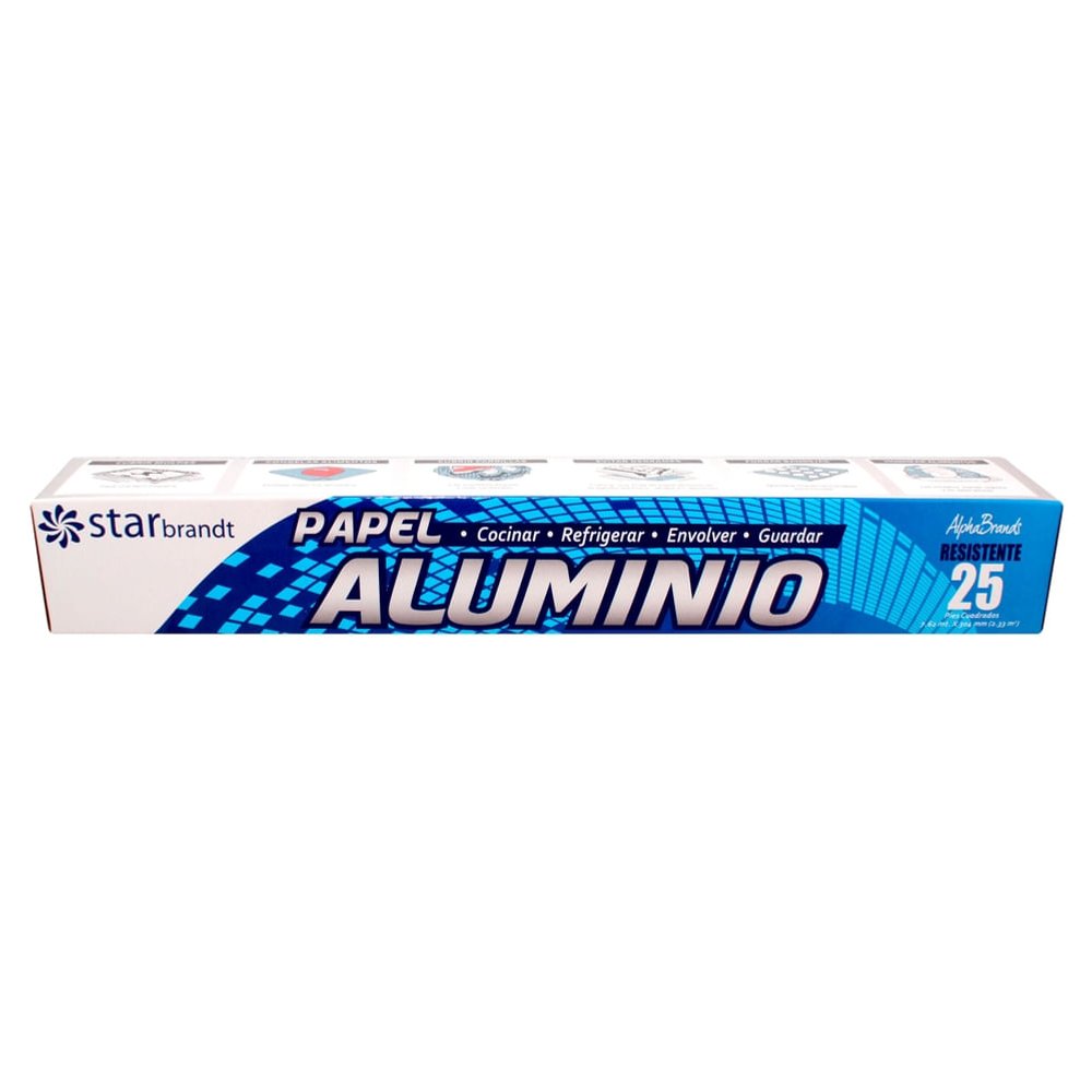 PAPEL ALUMINIO STARBRANDT 24X12X25