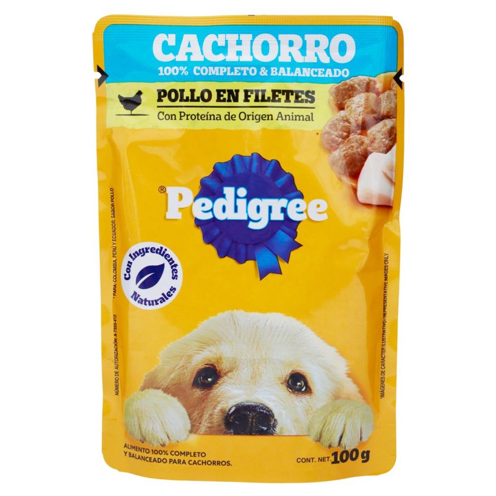 PEDIGREE CACHORRO POLLO EN FILETE 100g