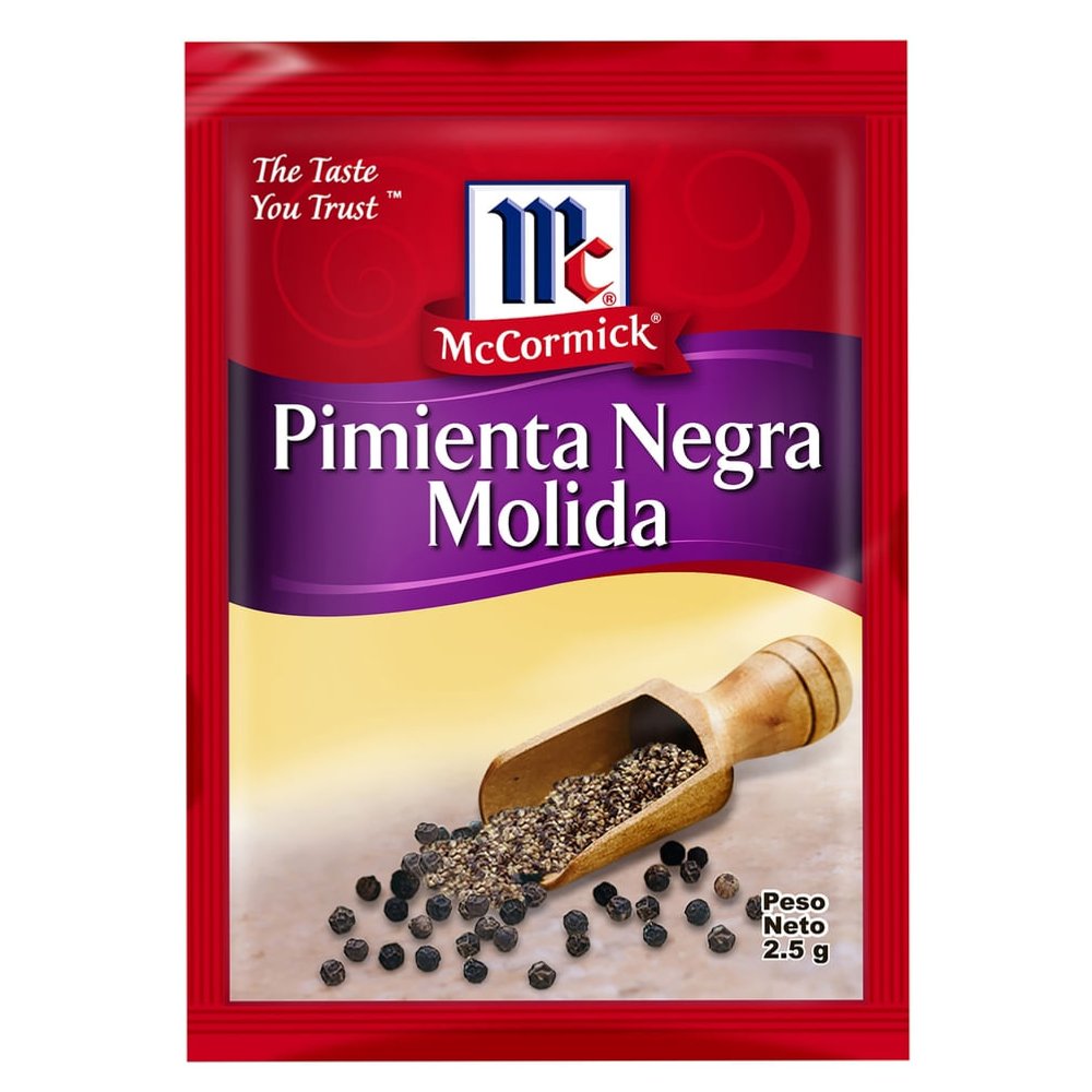 MCCORMICK PIMIENTA NEGRA MOLIDA 2.5G