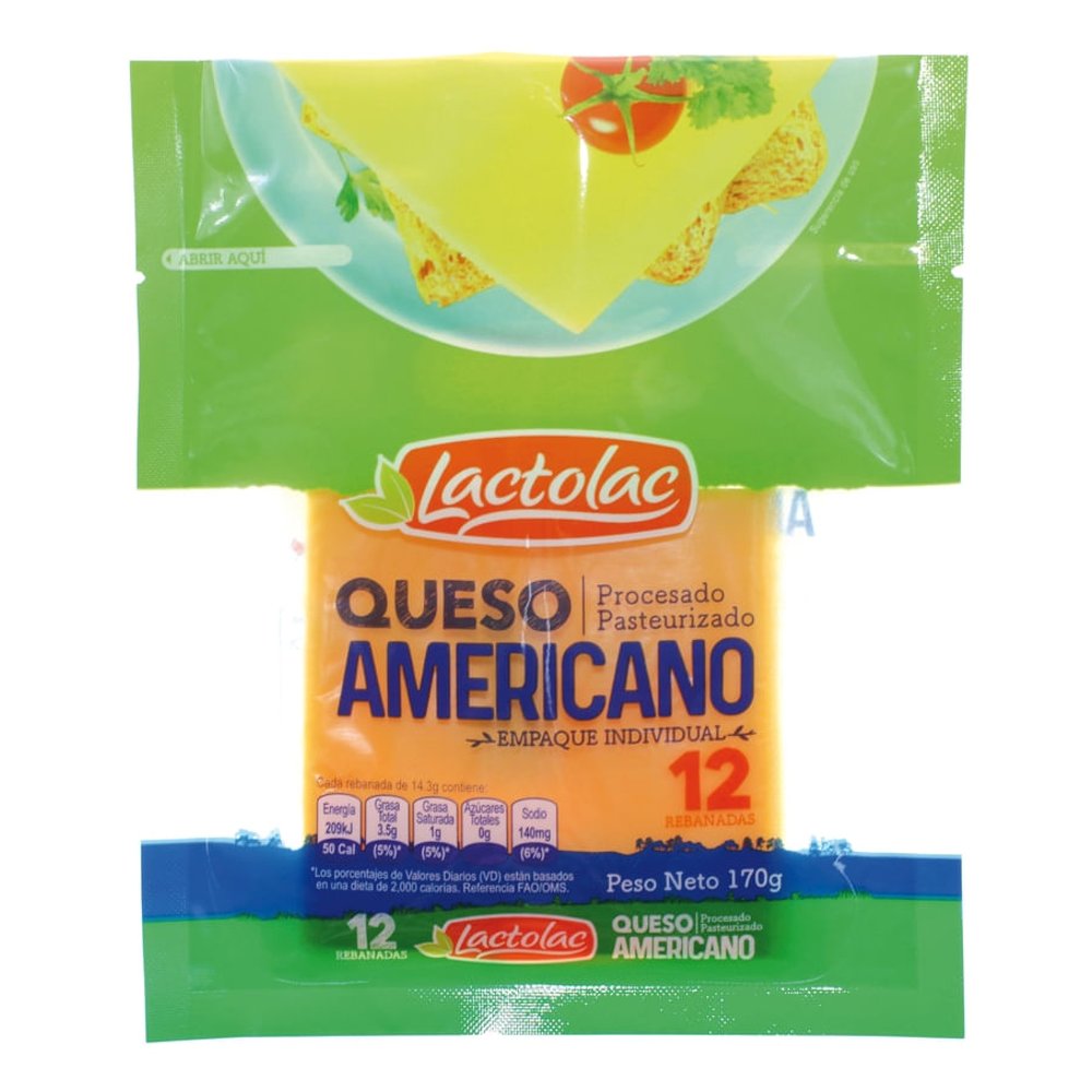 QUESO LAC AMERICANO 12REB/180g
