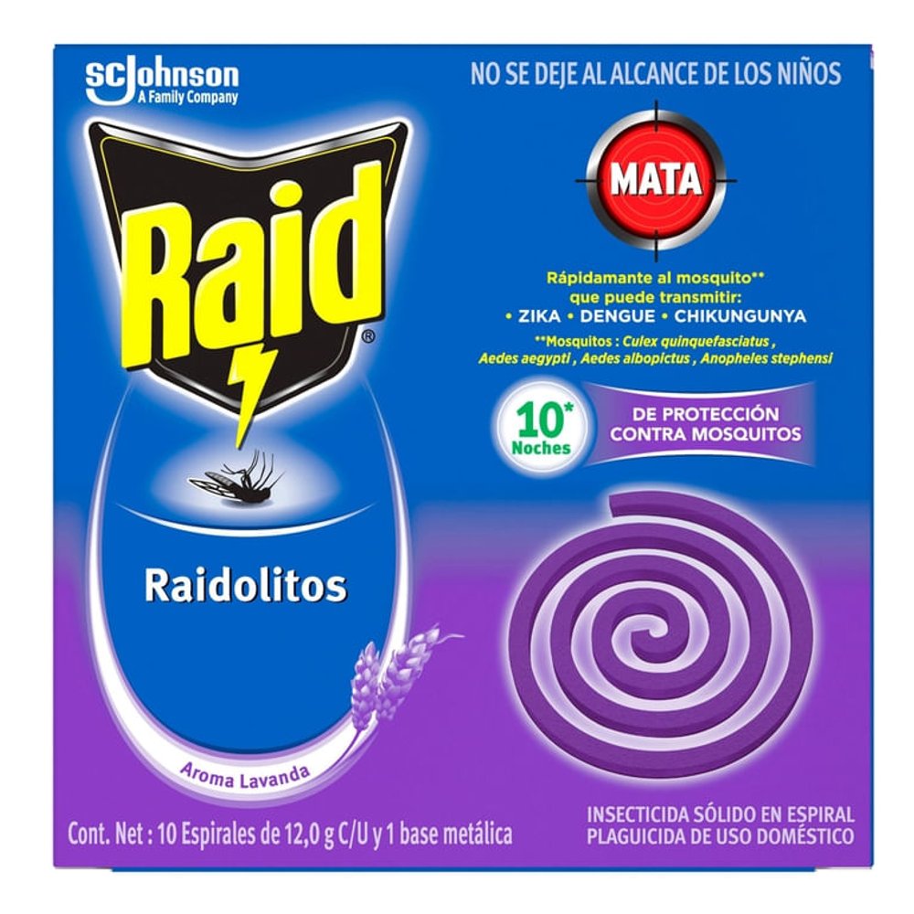 RAIDOLITOS ESP. LAVANDA 10U