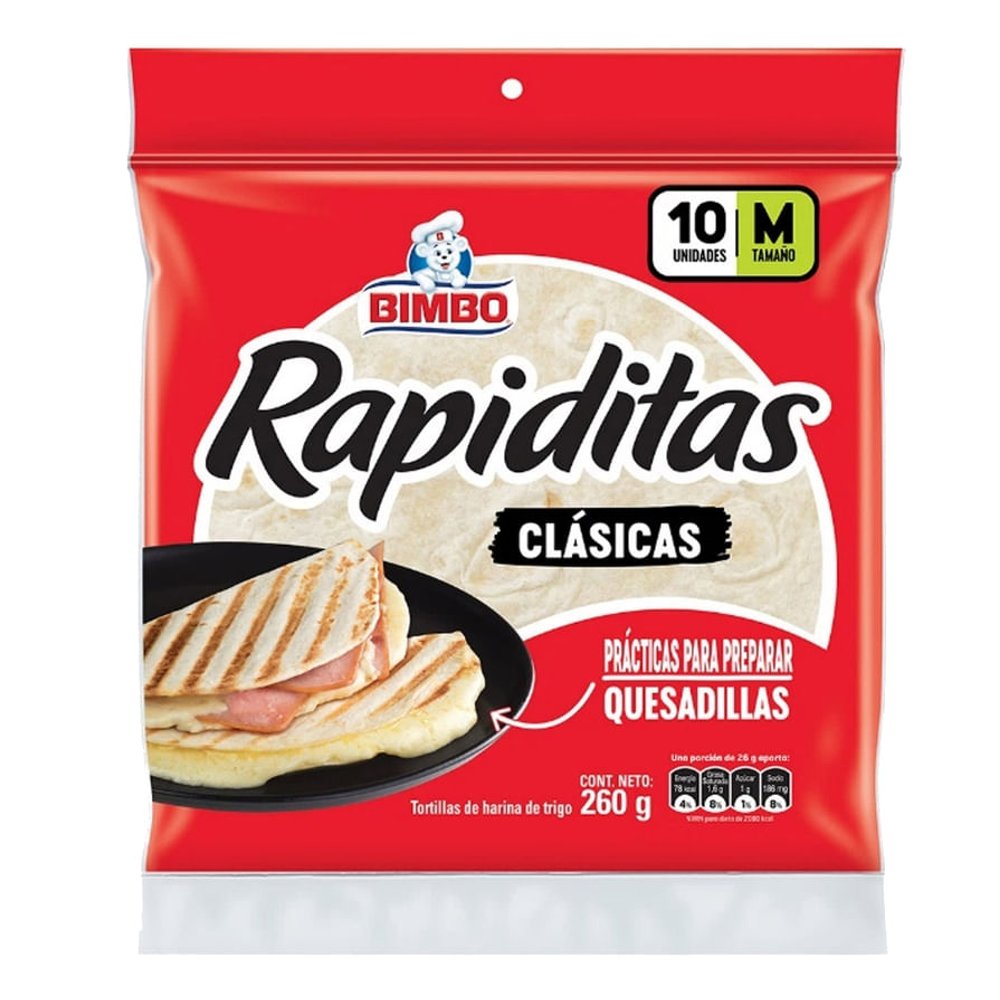 RAPIDITAS BIMBO CLÁSICAS 260g