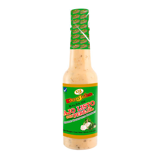 SALSA DE AJO CON PEREJIL DJ 160ml