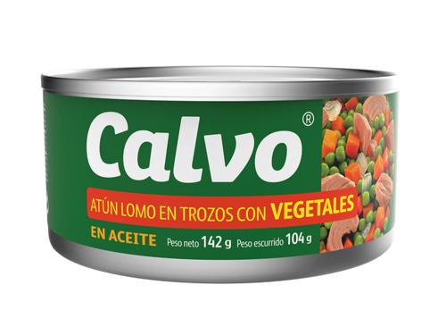 ATUN CALVO VEGETALES EN ACEITE 120g